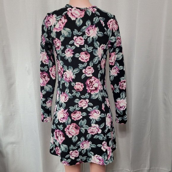 Show Me Your Mumu Harrison Babydoll Dress Women's Size Small Black Floral Print - Picture 4 of 9